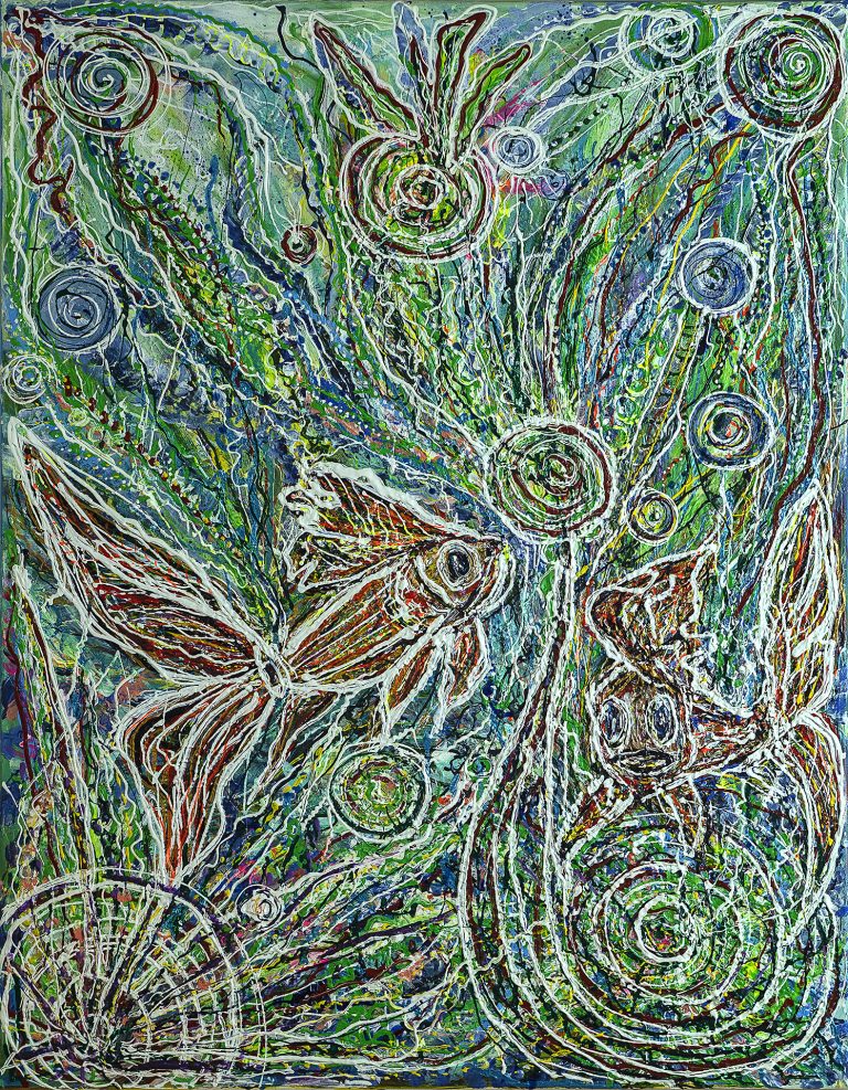 blue  gold  white  goldfish  fish img 2682 A 1920 768x987